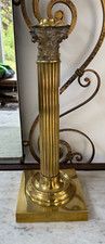 Brass corinthian column for sale  PINNER
