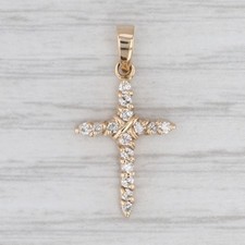 0.18ctw diamond cross for sale  USA