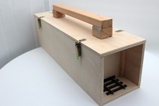 Handgefertigter holz koffer gebraucht kaufen  Hamburg
