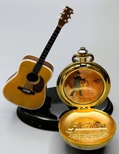 Franklin Mint Elvis Presley relógio de bolso e suporte de exibição de colecionador. comprar usado  Enviando para Brazil