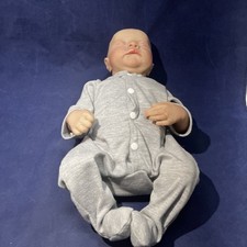 Usado, Boneca Reborn Corpo Inteiro Realista Bebê Menino Dormindo 15” Poseable Recém-nascido comprar usado  Enviando para Brazil