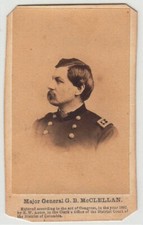 GUERRA CIVIL MAJOR-GENERAL GEORGE B. McCELLAN ~ c. - 1863 comprar usado  Enviando para Brazil