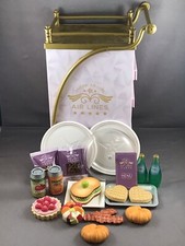 Carrinho de lanche American Girl Truly Me Airlines para bonecas 18 polegadas World Traveler 21 peças comprar usado  Enviando para Brazil