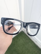 Novo com etiquetas Ray Ban Mega Wayfarer RB0840S 0840 preto transparente tamanho 51/21 estojo incluído comprar usado  Enviando para Brazil