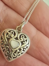 Silver locket chain for sale  BIRMINGHAM