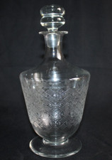 Carafe cristal gravé d'occasion Carafe cristal gravé d'occasion  Briare