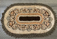 Tapete texturizado oval vintage floral belga casa de bonecas miniatura 1:12 comprar usado  Enviando para Brazil