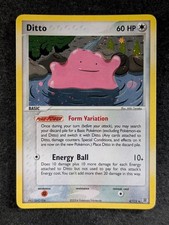 2004 Pokemon DITTO #4/112 EX vermelho fogo e verde folha holográfico raro inglês comprar usado  Enviando para Brazil
