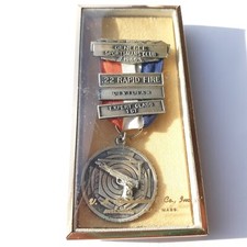 Medalha de Tiro Civil Genesee Michigan Sportsman's Club 1966 .22 Fogo Rápido, usado comprar usado  Enviando para Brazil