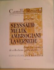 Affiche exposition seyssaud d'occasion  Marseille VII
