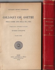 Eckermann joha..colloqui col usato  Italia