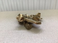 Vintage brass aeroplane for sale  CIRENCESTER