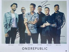 Foto autografada assinada 8,5x11” banda completa One Republic comprar usado  Enviando para Brazil