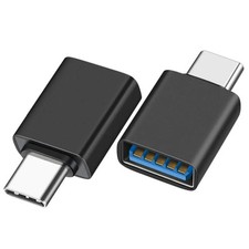 Pacote com 2 conversores adaptador USB-C 3.1 macho para USB A fêmea OTG tipo C telefone Android comprar usado  Enviando para Brazil