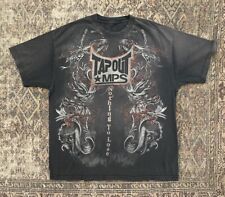 Camiseta TAPOUT MPS preta desbotada vintage Y2K XL MMA caveira tribal gótica nada a perder comprar usado  Enviando para Brazil