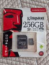 Cartão de memória Kingston 256 GB microSDXC classe 10 Ultra HD 4K 80MB/s comprar usado  Enviando para Brazil