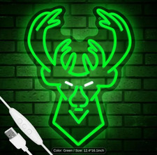 Bucks illuminated neon d'occasion  Expédié en Belgium