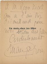 Maryse choisy autographe d'occasion Maryse choisy autographe d'occasion  Paris IX