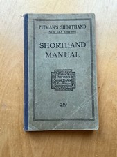Pitman shorthand manual for sale  WANTAGE