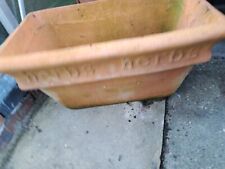 Vintage terracotta herb for sale  ASHFORD