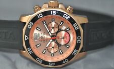 Invicta Signature II relógio masculino cronógrafo mostrador rosa poliuretano preto 7432 comprar usado  Enviando para Brazil