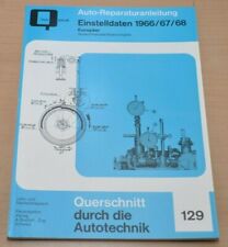 Einstelldaten 1966 1967 gebraucht kaufen Einstelldaten 1966 1967 gebraucht kaufen  Gütersloh