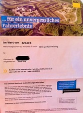 Adac fahrsicherheitstraining s gebraucht kaufen  Hannover