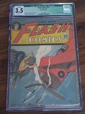FLASH COMICS #17 1941 DC COMICS CGC 3.5 QUALIFICADO SHELDON MOLDOFF HAWKMAN CAPA comprar usado  Enviando para Brazil