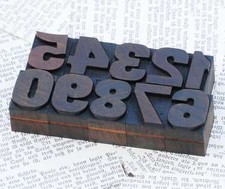 Zahlen 27mm holzlettern gebraucht kaufen  Kehl