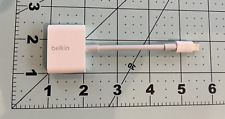 Adaptador Rockstar usado Belkin carga de áudio 3,5 mm para iPhone certificado MFi comprar usado  Enviando para Brazil