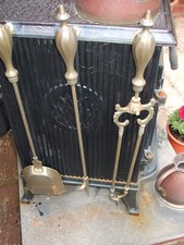 Brass companion fireside for sale  BUCKLEY