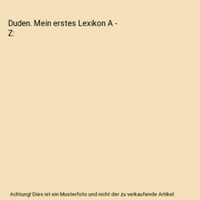 Duden erstes lexikon gebraucht kaufen  Trebbin
