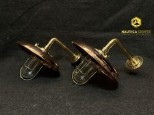 Luminária de parede vintage de latão com luminária de cobre estilo vintage abajur marinho externo comprar usado  Enviando para Brazil