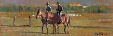 Dipinto olio butteri usato  Lucca