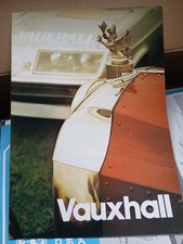Vauxhall sales brochure for sale  CHELMSFORD