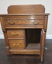 Antique oak washstand for sale  Mckinney
