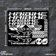 Set adesivi haibike usato  Spedire a Italy