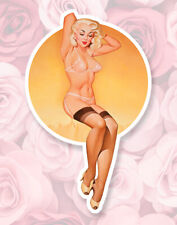 Pinup blonde vintage d'occasion  Le Val