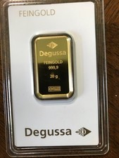 Goldbarren 20g degussa gebraucht kaufen  Schiffweiler
