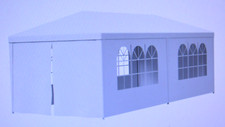 Barraca de festa 10 x 20 pés resistente impermeável externa barraca branca LP-061-6SWWH comprar usado  Enviando para Brazil