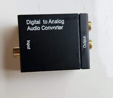 Adaptador conversor óptico coaxial Toslink digital para áudio analógico comprar usado  Enviando para Brazil