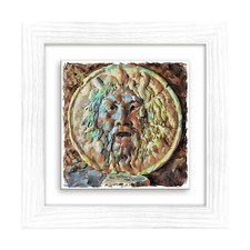 Lupia quadro ceramica usato  San Cassiano
