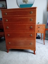 Antique maple inlaid for sale  CHESTERFIELD