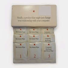 Usado, Toalhetes de computador vintage Apple 1989 pacote com 9 novo estoque antigo comprar usado Usado, Toalhetes de computador vintage Apple 1989 pacote com 9 novo estoque antigo comprar usado  Enviando para Brazil