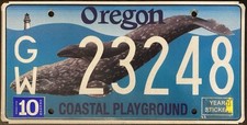 Placa de licença 2020 Oregon Coastal Playground EXPIRADA comprar usado  Enviando para Brazil