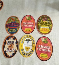 étiquettes bières table d'occasion  Limoges-