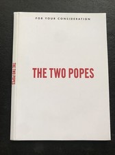 THE TWO POPES Netflix FYC Anthony Hopkins Jonathan Pryce BLU-RAY, usado comprar usado  Enviando para Brazil