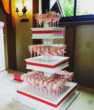 Wooden tiered cakepop for sale  BRAINTREE