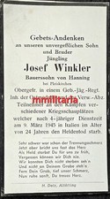 Sterbebild wwii bergefreiter gebraucht kaufen  Gottmadingen