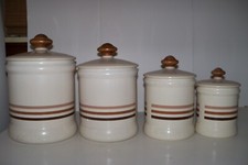 Canisters set vintage for sale  Yukon
